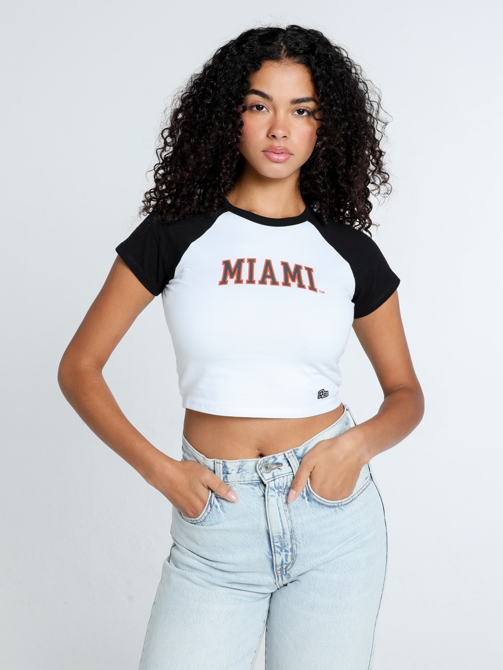 Miami Raglan Crop Top - Picture 4 of 4